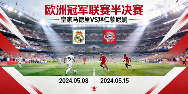 欧洲冠军联赛半决赛皇家马德里对阵拜仁慕尼黑